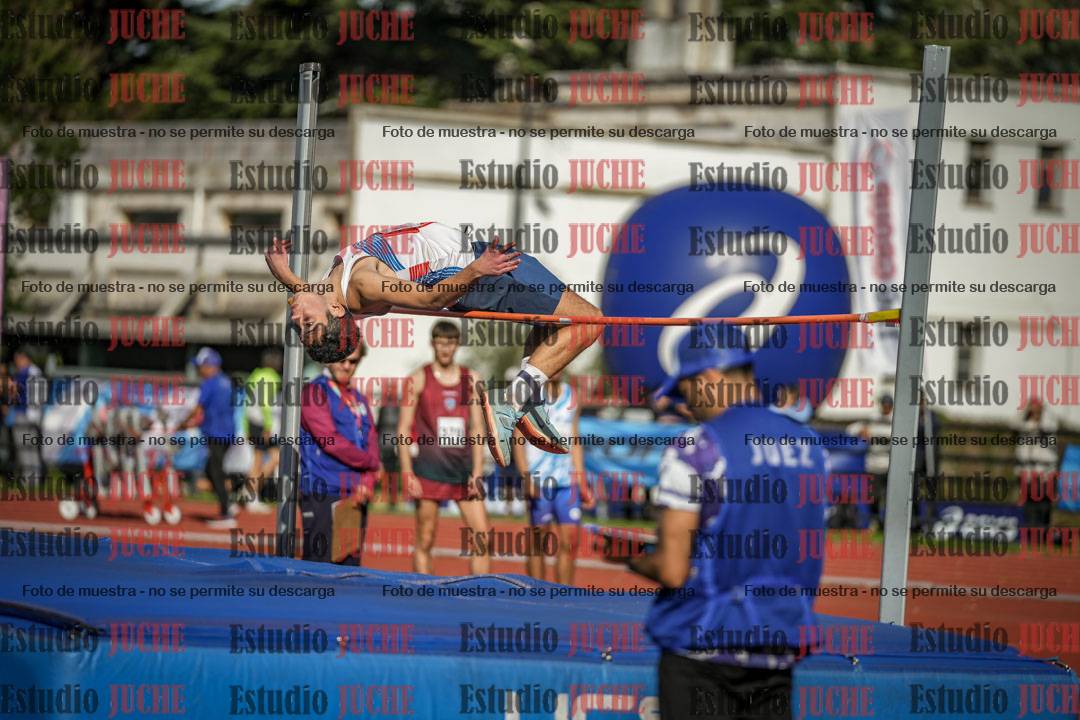 Fotos del salto en alto de varones
