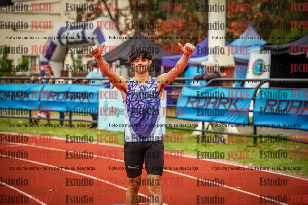 Fotos de los 400 m llanos de varones - FINAL