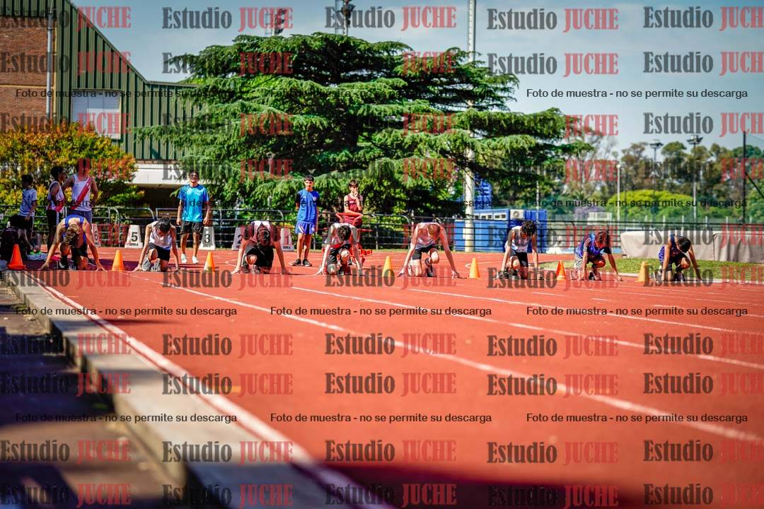 Fotos de los 80 m llanos de varones