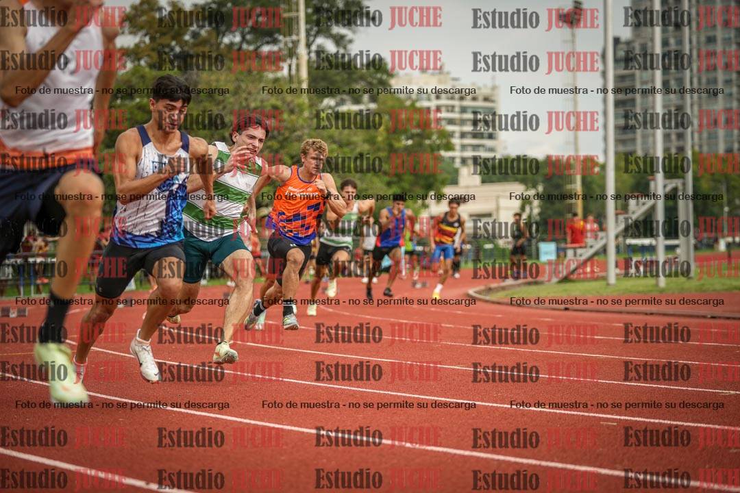 Fotos de los 200 m llanos de varones