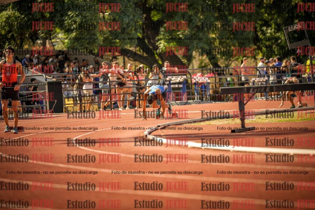 Fotos de los 400 m llanos de varones