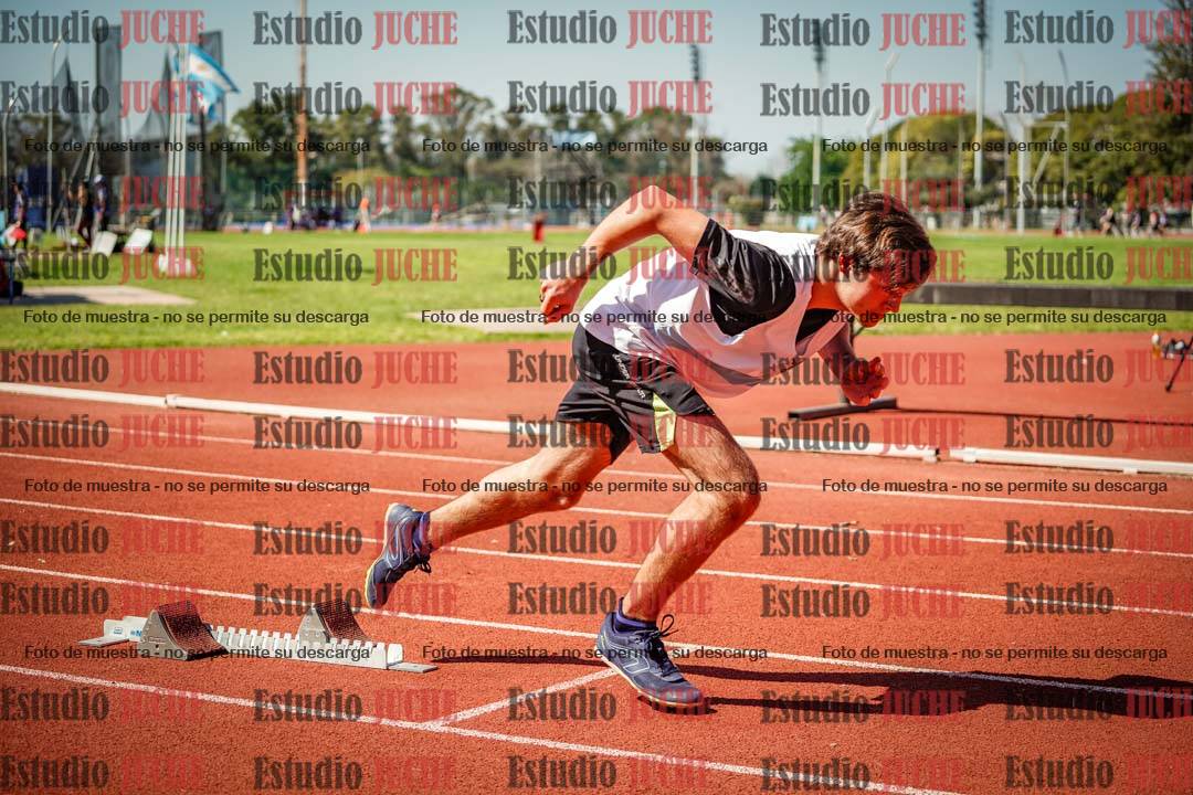 Fotos de los 400 m llanos de varones