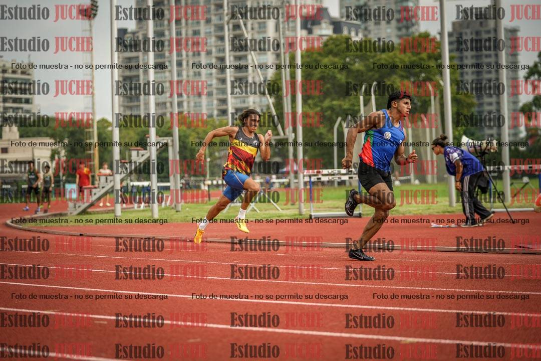 Fotos de los 200 m llanos de varones