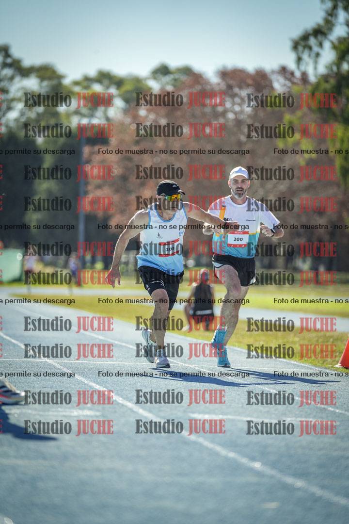 Fotos durante los relevos
