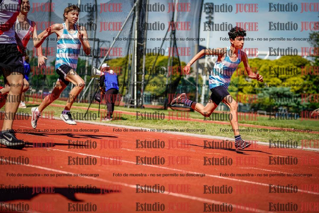 Fotos de los 80 m llanos de varones