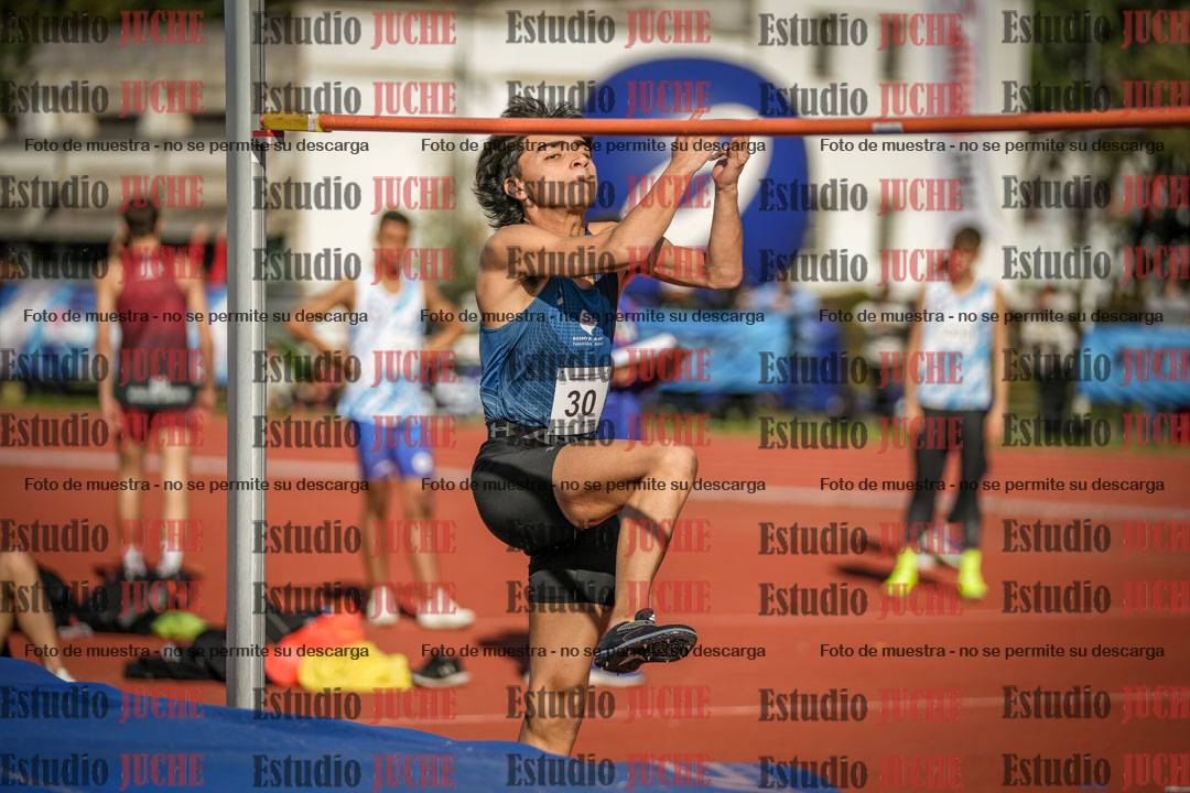 Fotos del salto en alto de varones