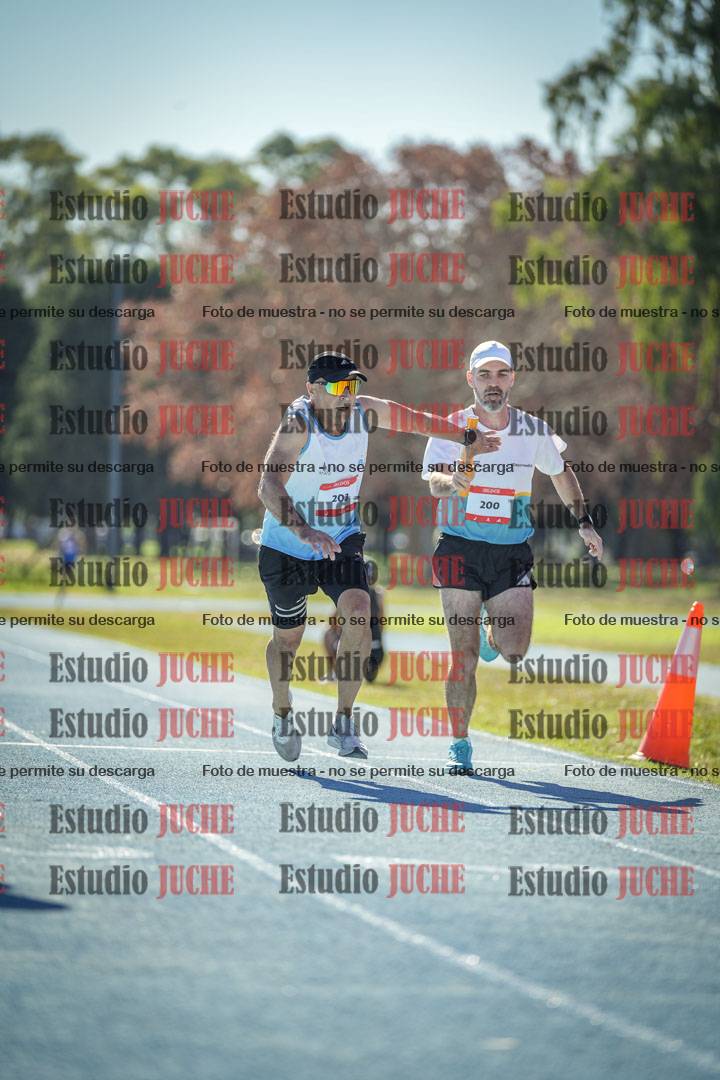 Fotos durante los relevos