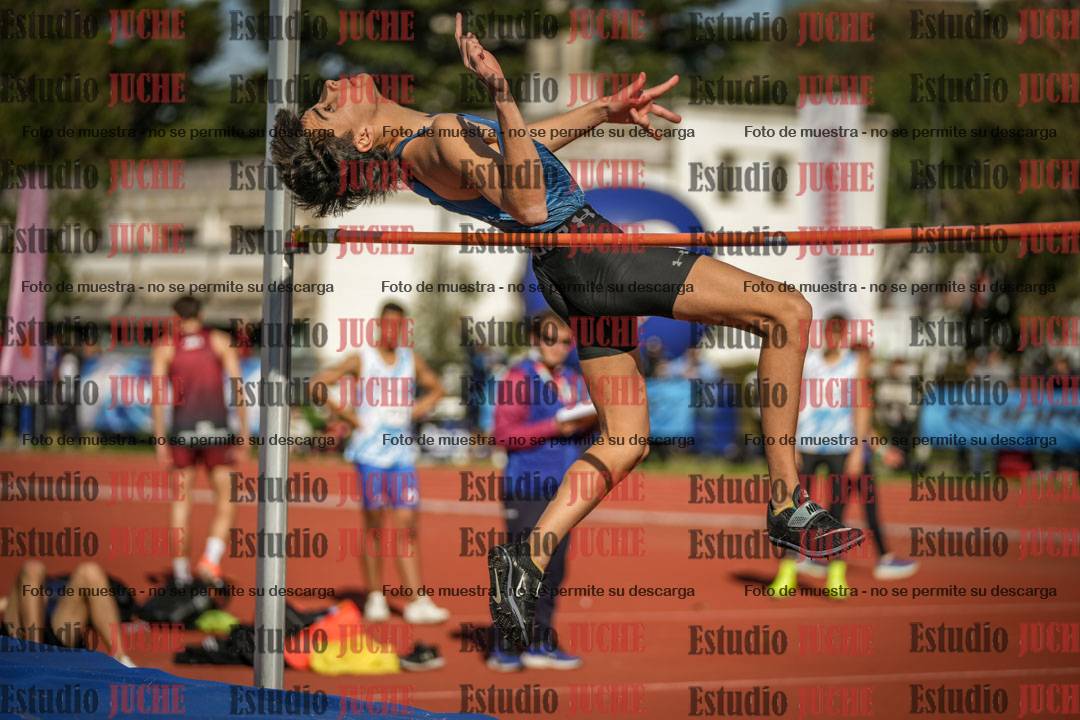Fotos del salto en alto de varones