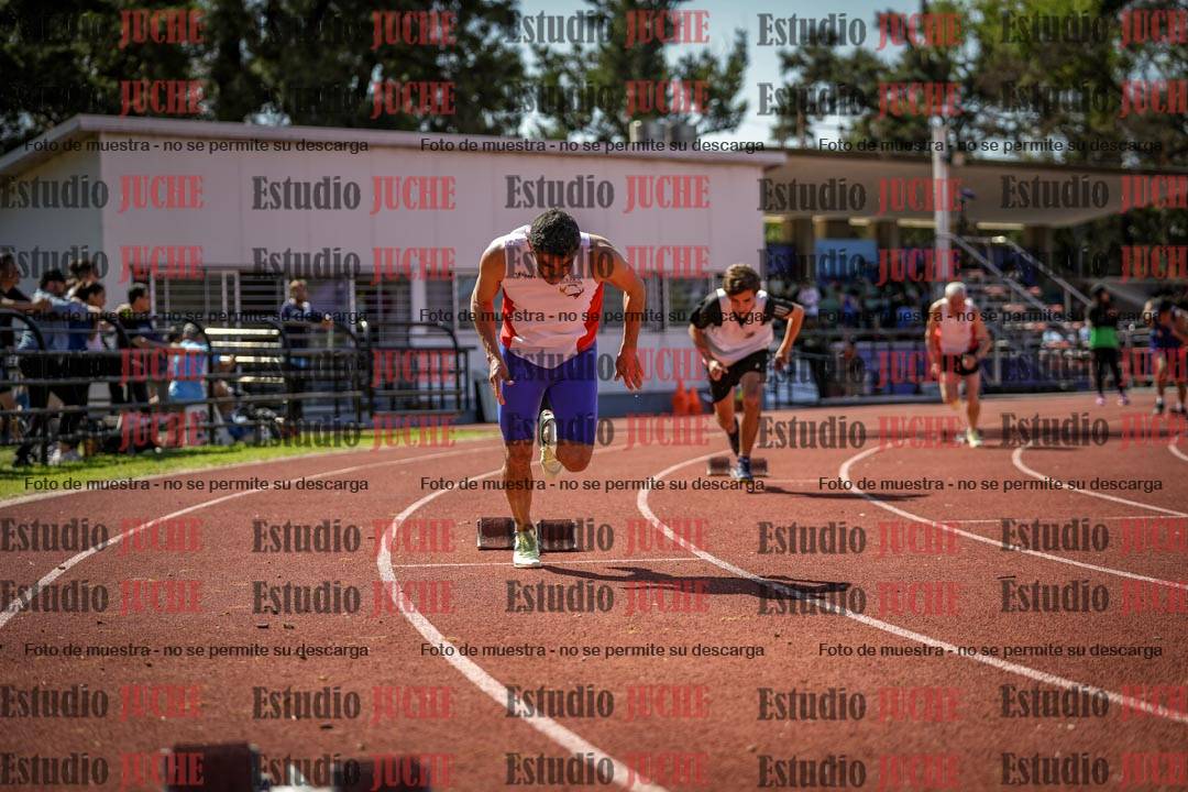 Fotos de los 400 m llanos de varones