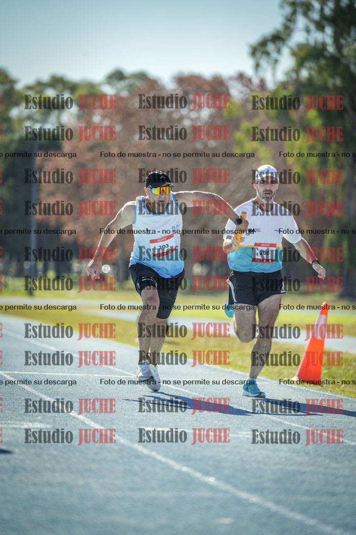 Fotos durante los relevos