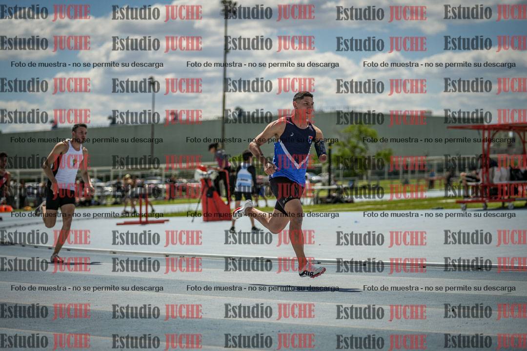 Fotos de los 400 m llanos de varones