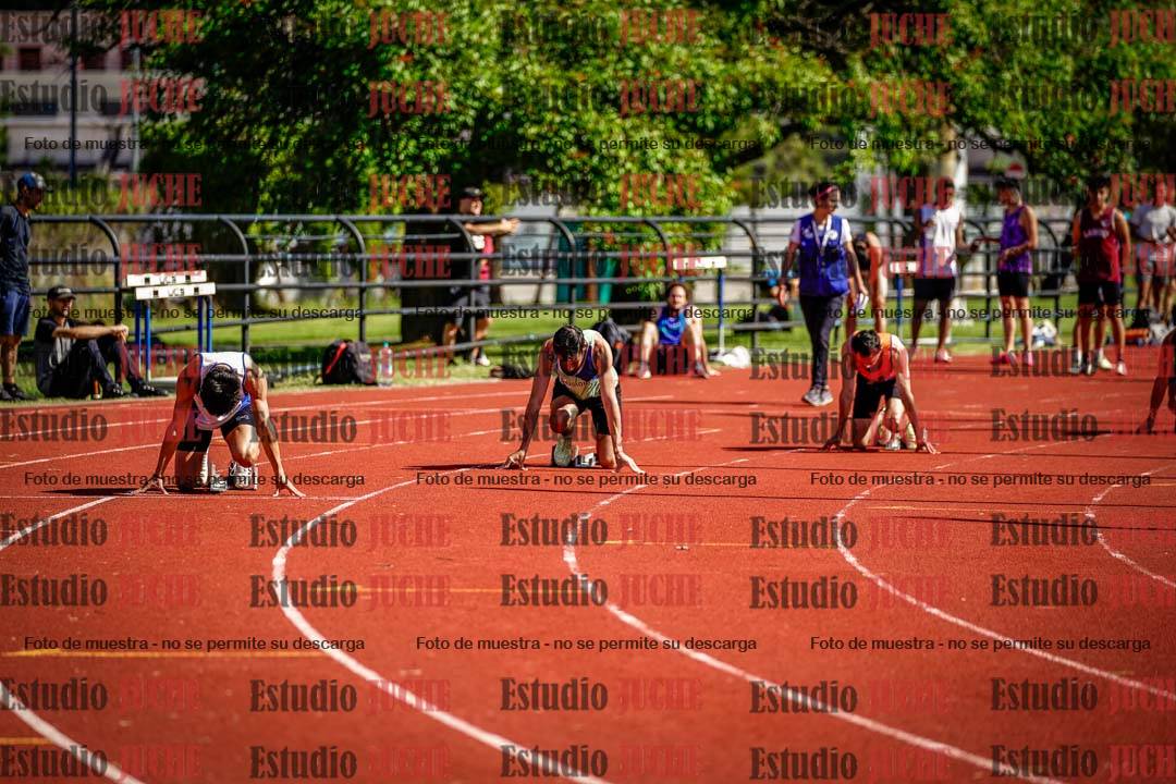 Fotos de los 200 m llanos de varones