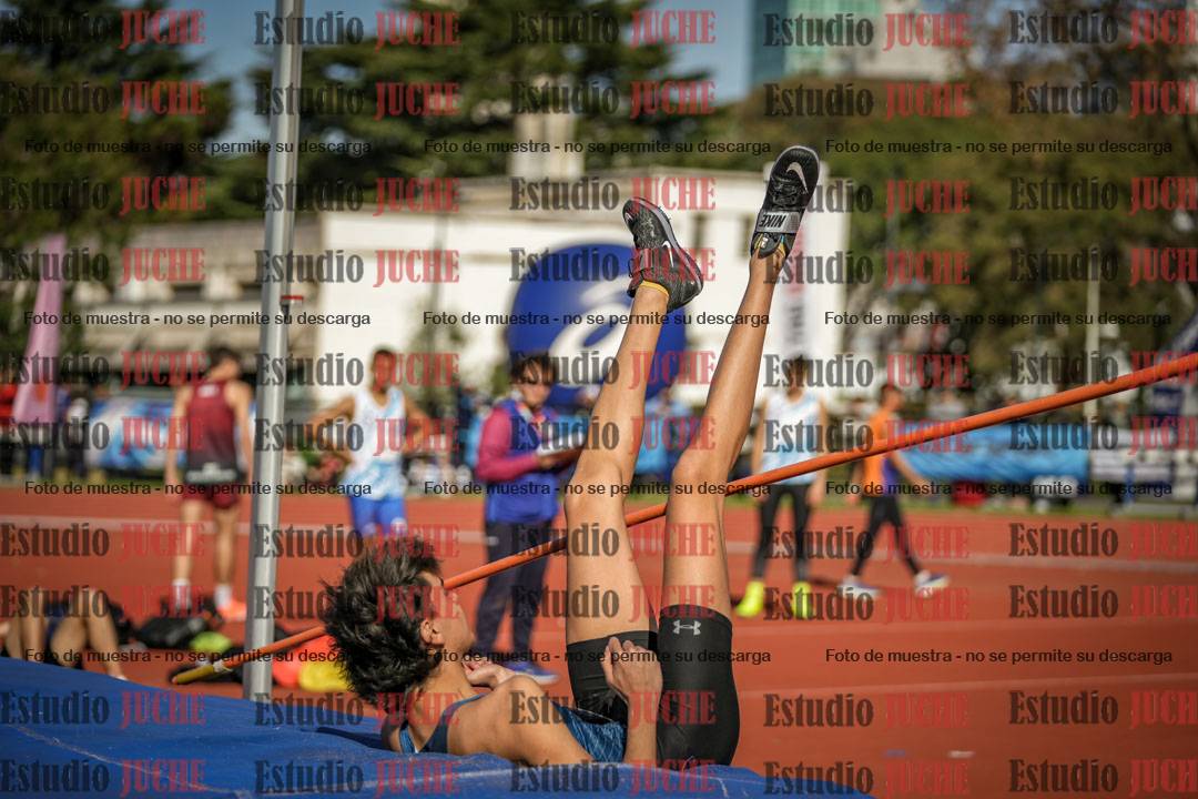 Fotos del salto en alto de varones