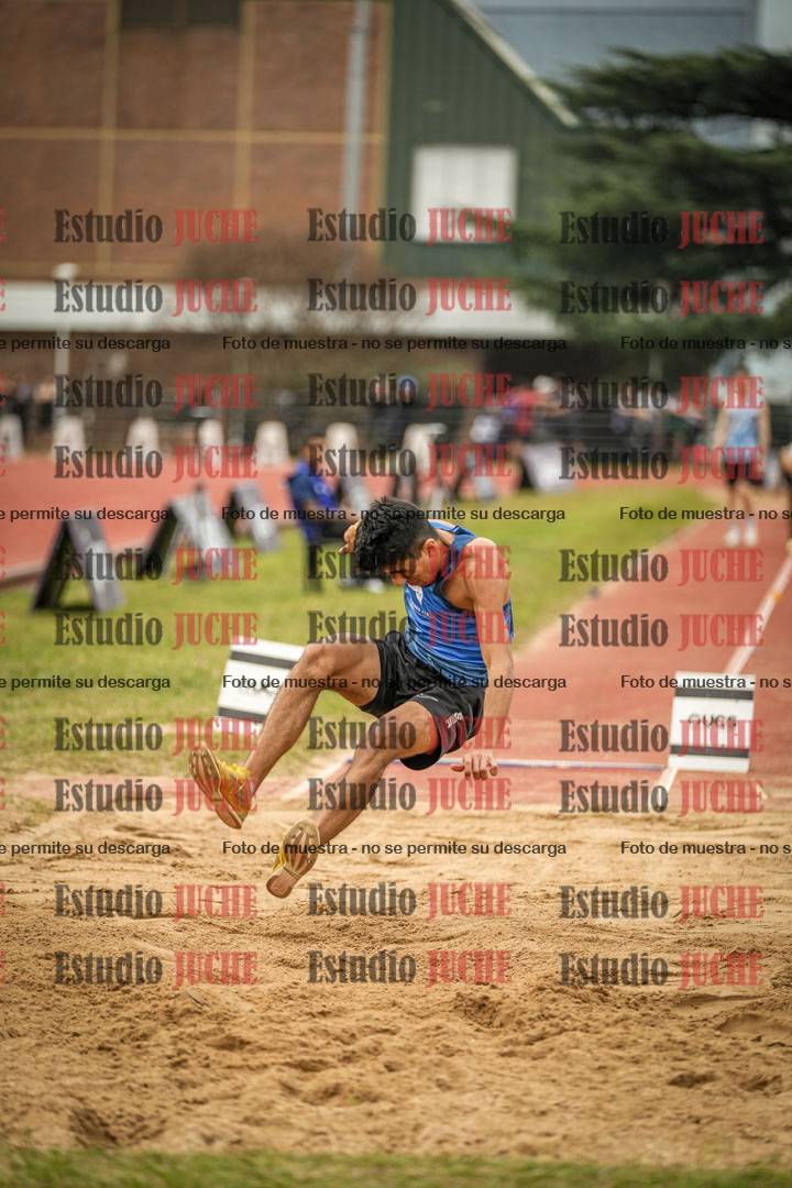 Fotos del salto en largo de varones