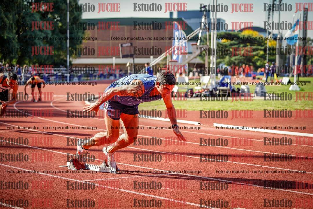 Fotos de los 400 m llanos de varones