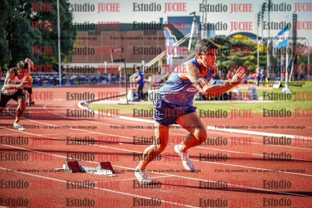 Fotos de los 400 m llanos de varones