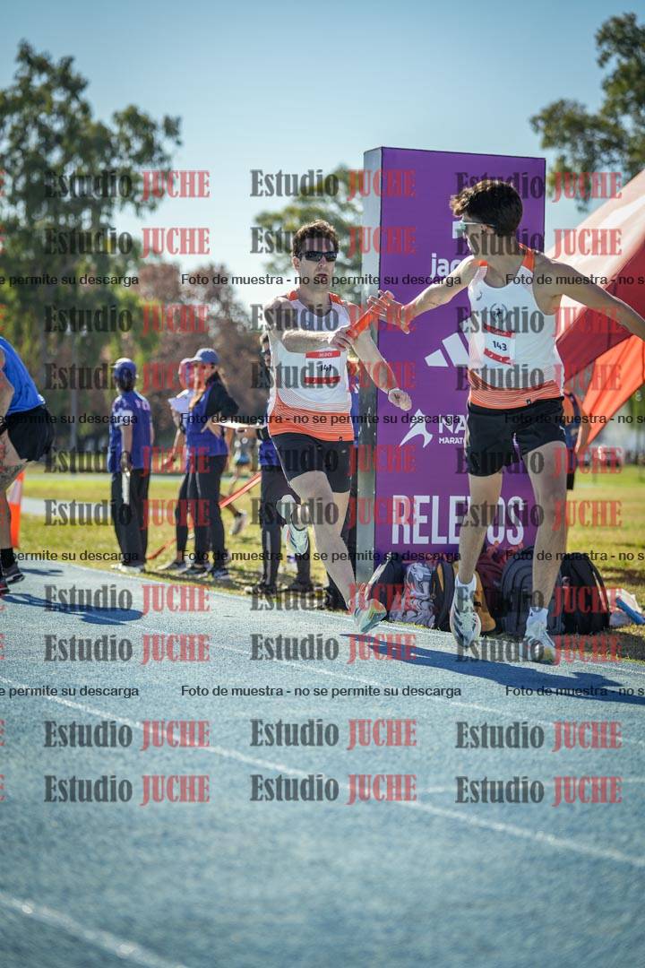Fotos durante los relevos
