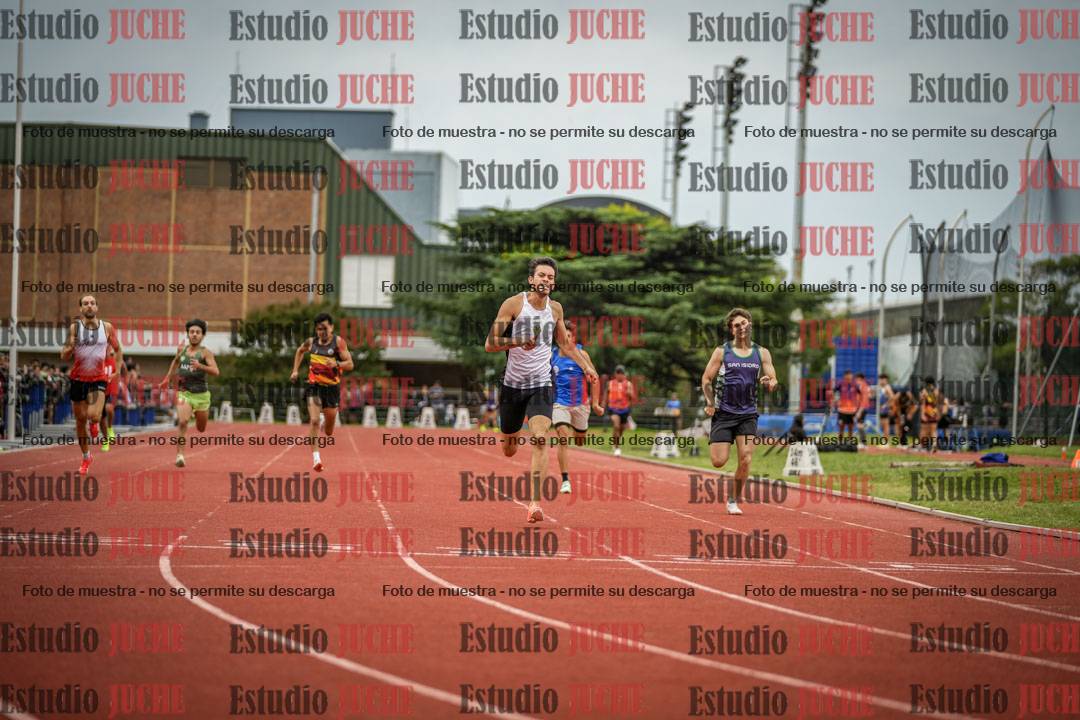 Fotos de los 400 m llanos de varones