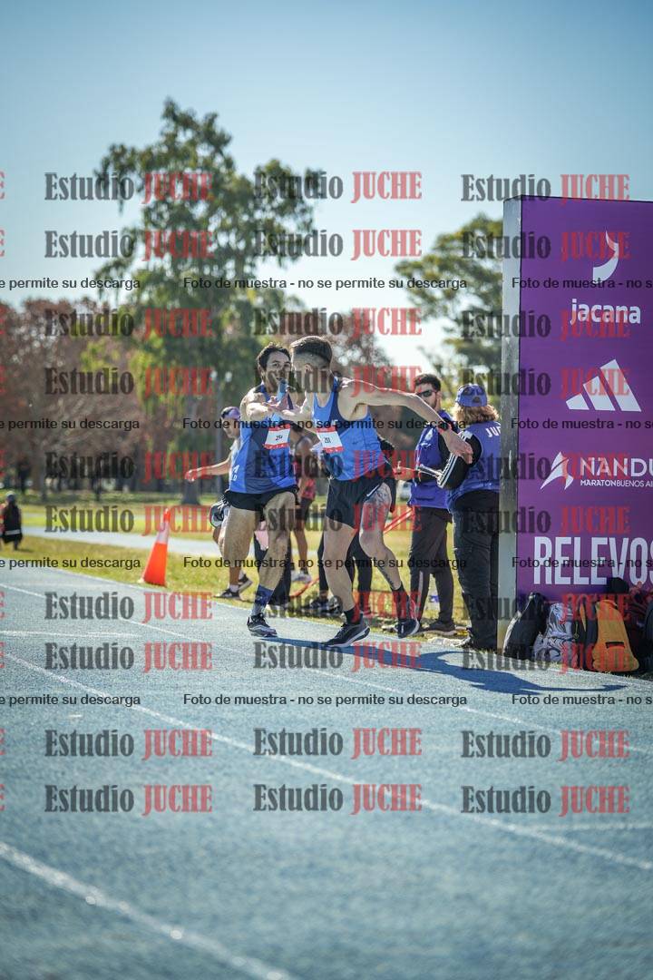 Fotos durante los relevos