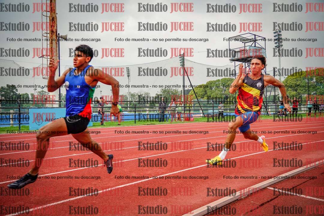 Fotos de los 200 m llanos de varones