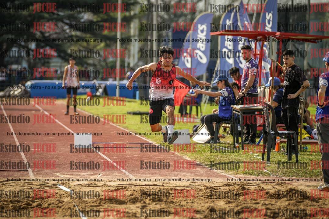 Fotos del salto en largo de varones
