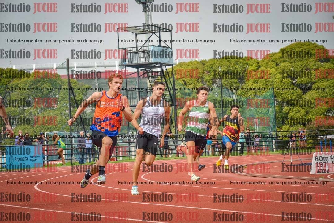 Fotos de los 200 m llanos de varones