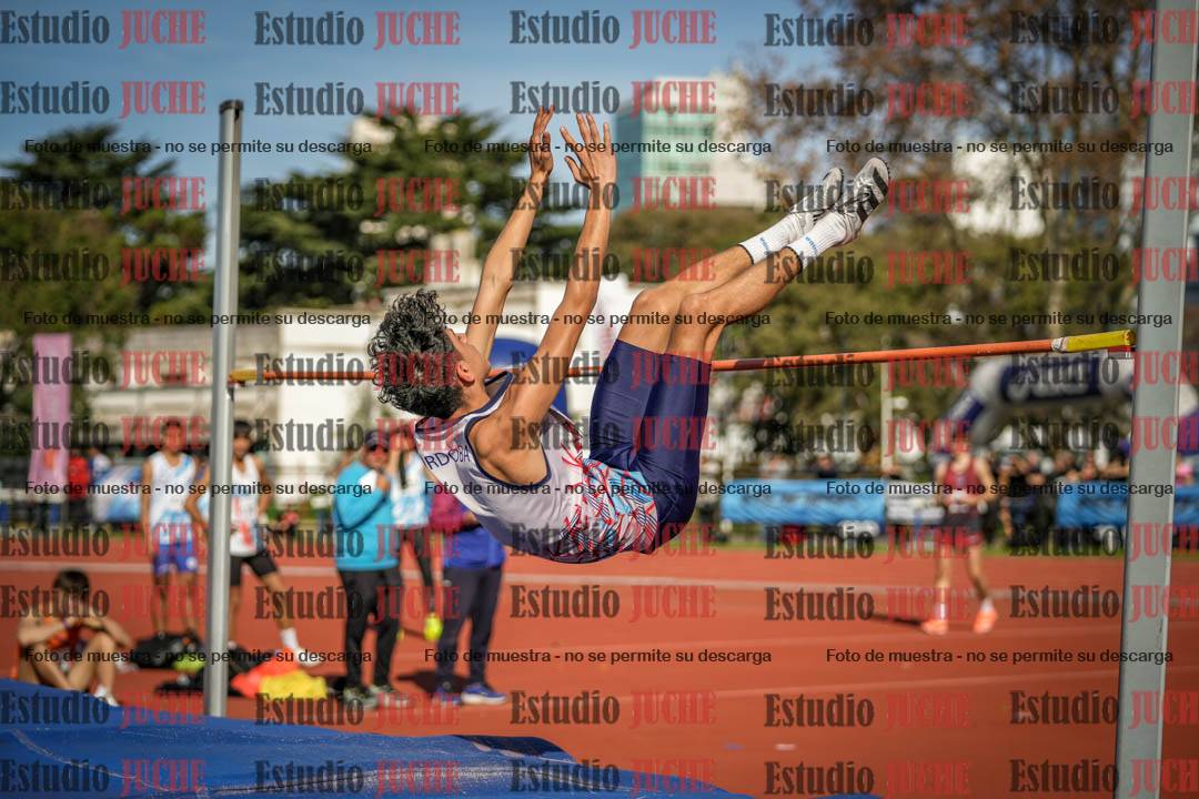 Fotos del salto en alto de varones