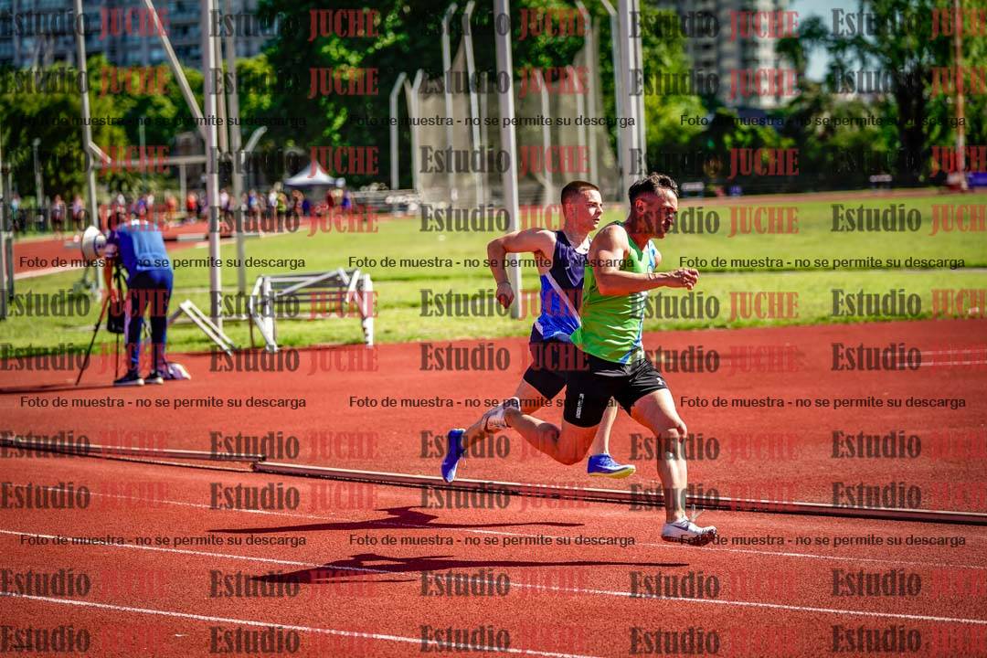 Fotos de los 200 m llanos de varones