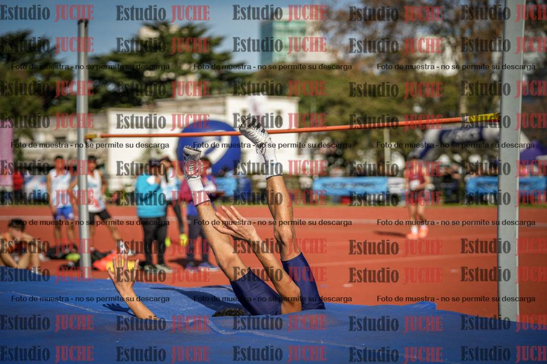 Fotos del salto en alto de varones