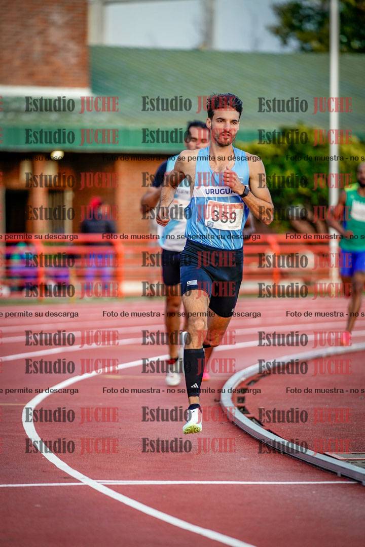 Fotos de los 1500 m llanos de varones - deca 10