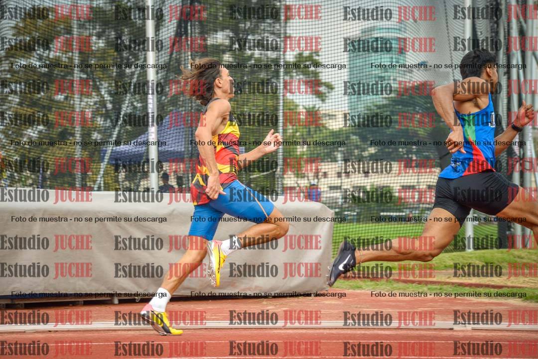 Fotos de los 200 m llanos de varones