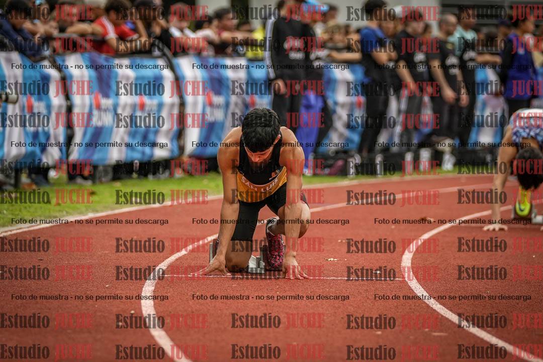 Fotos de los 400 m llanos de varones - FINAL