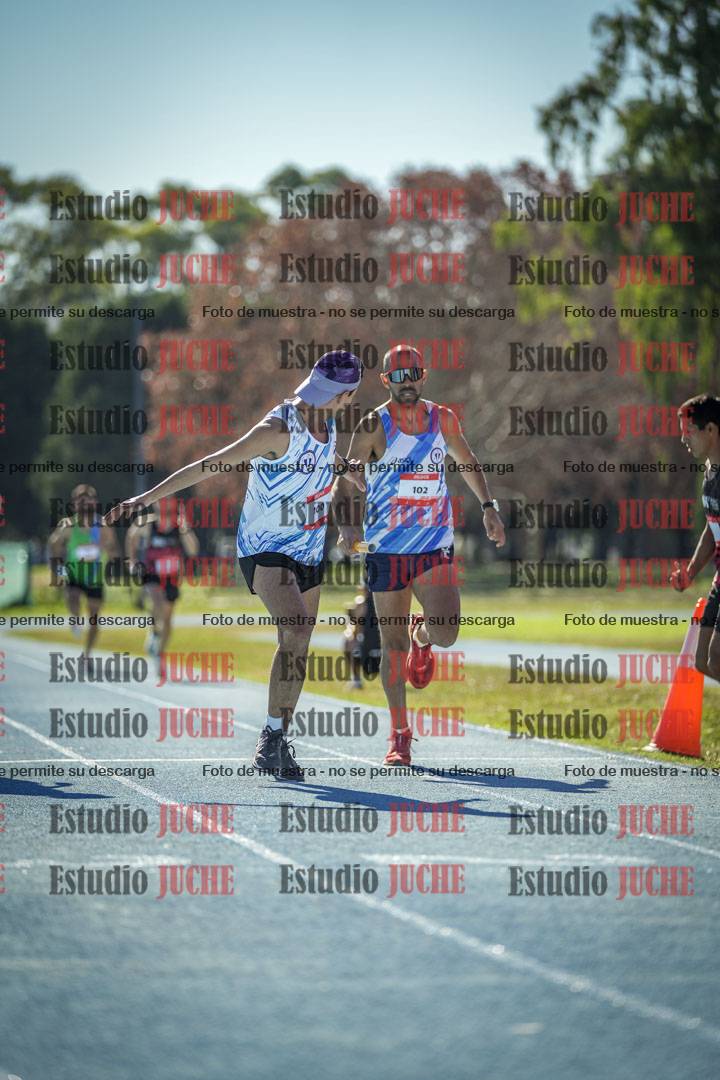 Fotos durante los relevos