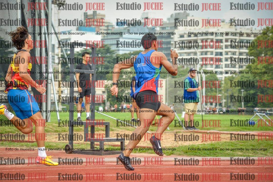 Fotos de los 200 m llanos de varones