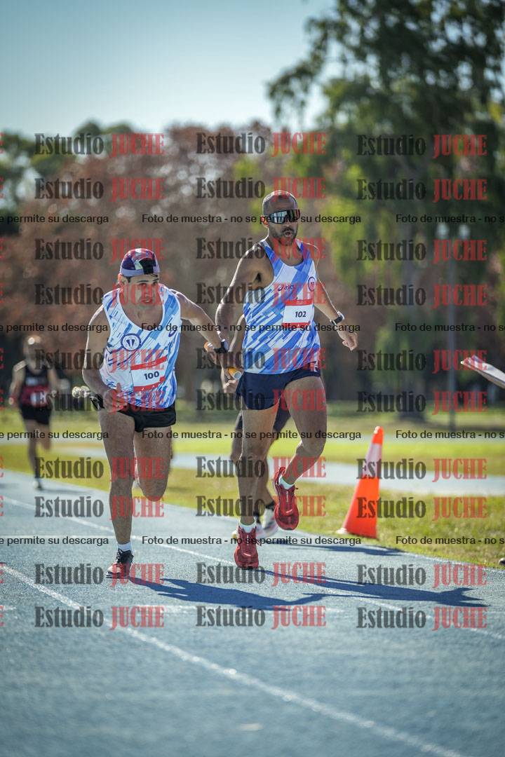 Fotos durante los relevos