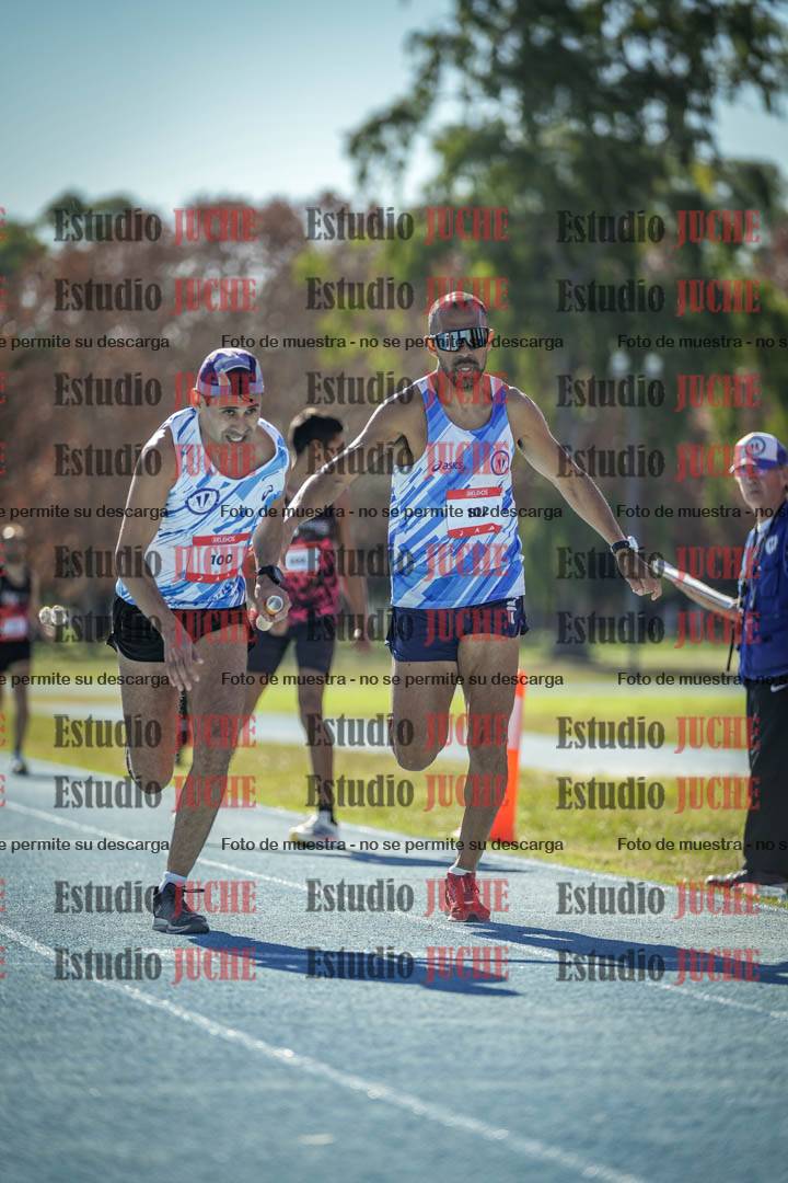 Fotos durante los relevos