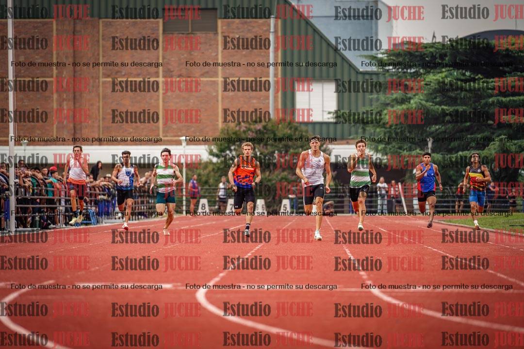 Fotos de los 200 m llanos de varones