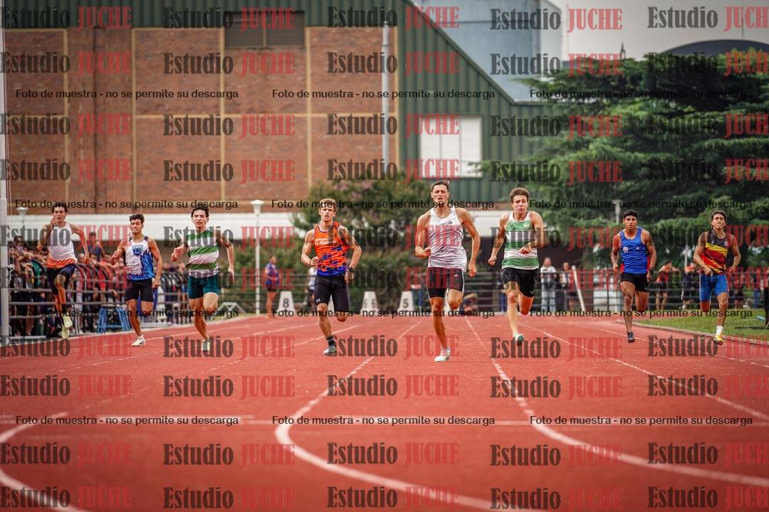 Fotos de los 200 m llanos de varones