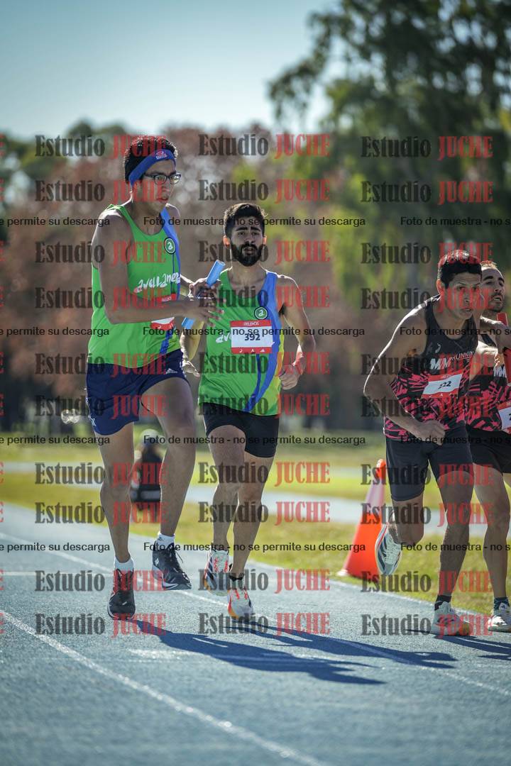 Fotos durante los relevos