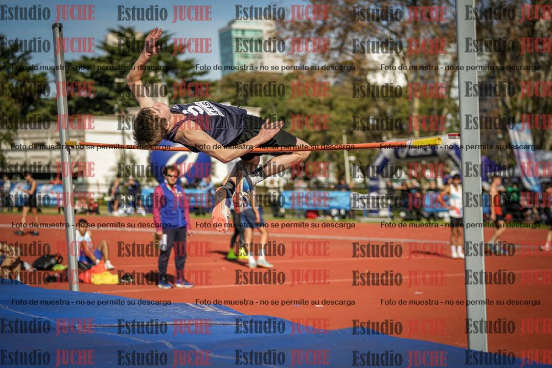 Fotos del salto en alto de varones