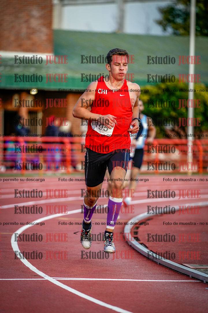Fotos de los 1500 m llanos de varones - deca 10