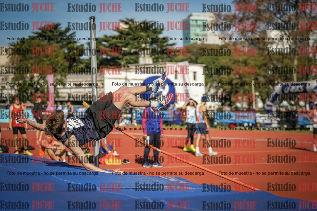 Fotos del salto en alto de varones