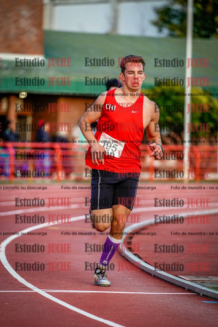 Fotos de los 1500 m llanos de varones - deca 10