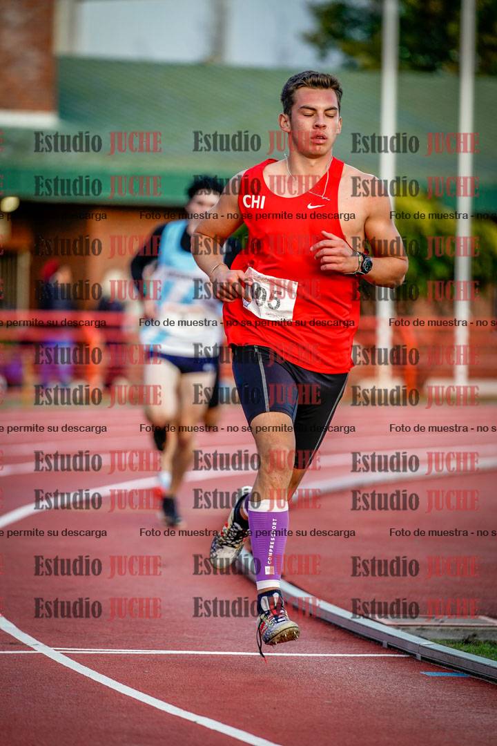 Fotos de los 1500 m llanos de varones - deca 10