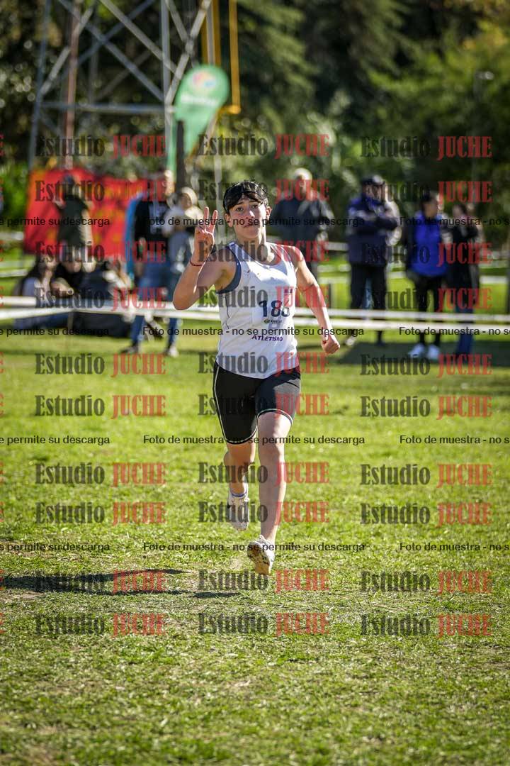 Fotos de la llegada del cross de 1500 m