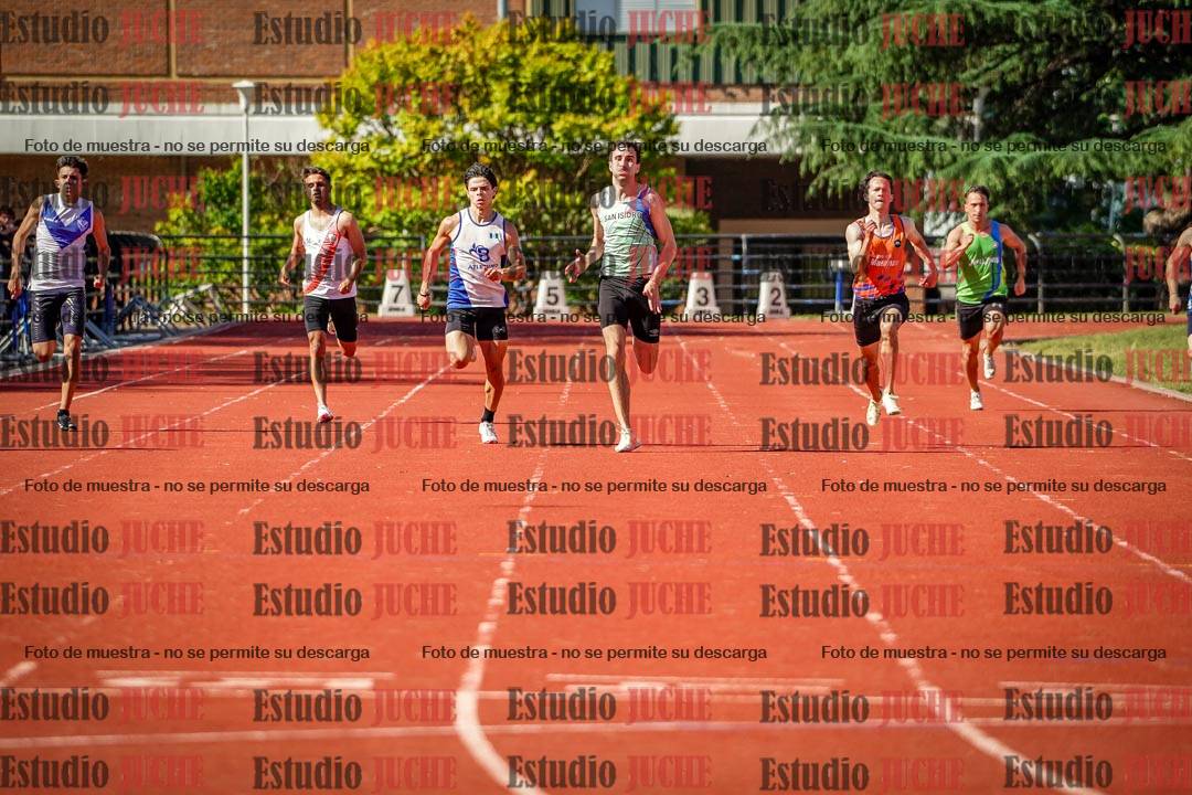 Fotos de los 200 m llanos de varones