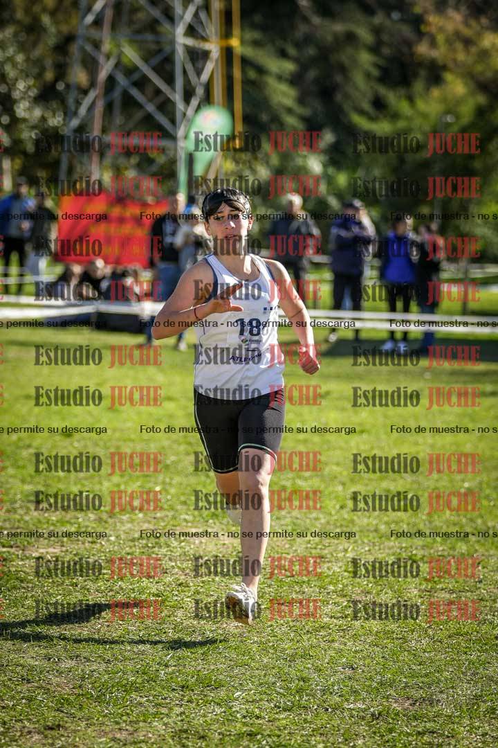 Fotos de la llegada del cross de 1500 m