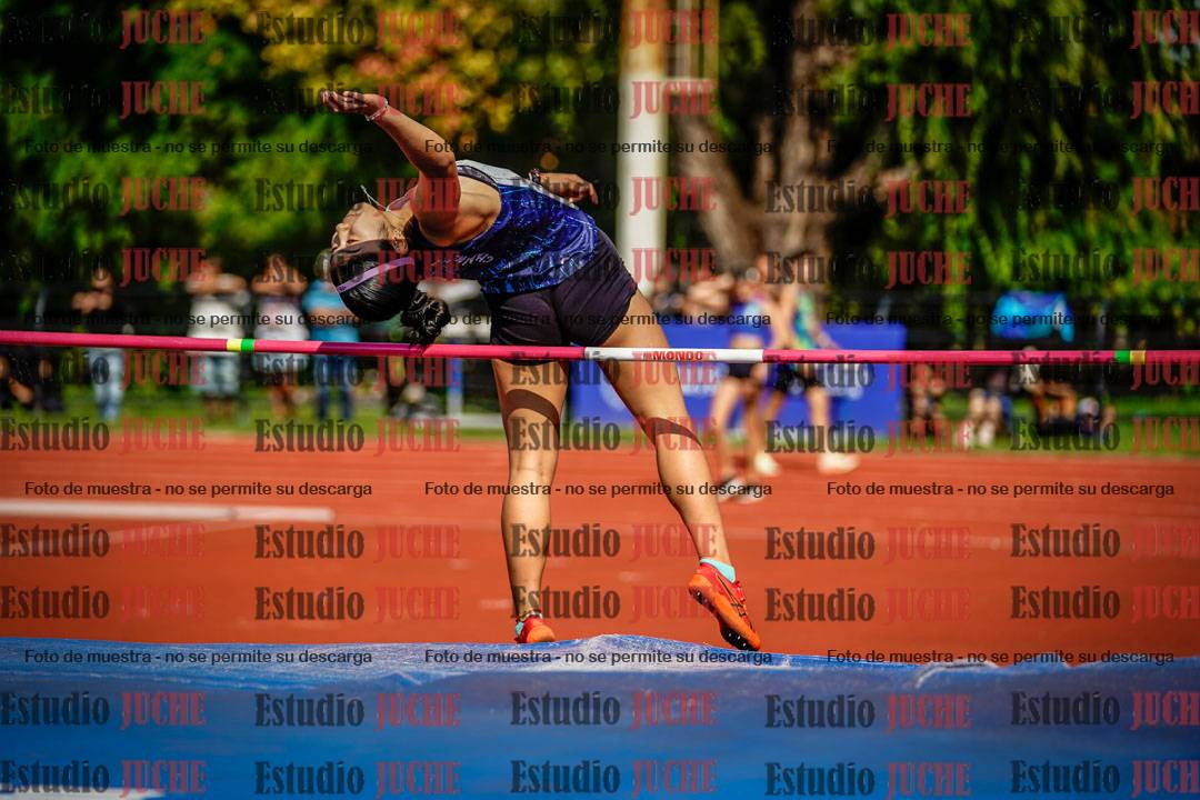 Fotos del salto en alto de mujeres