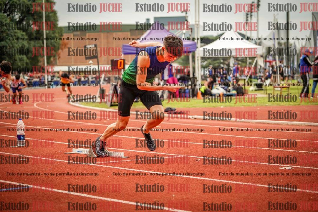 Fotos de los 400 m llanos de varones - FINAL