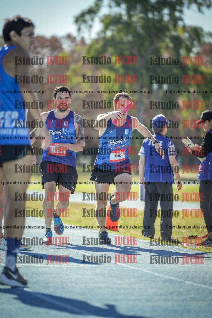 Fotos durante los relevos